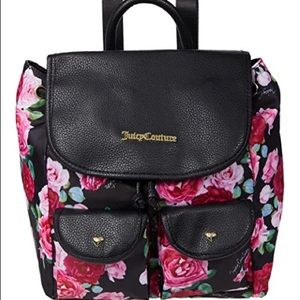 Juicy Couture floral backpack